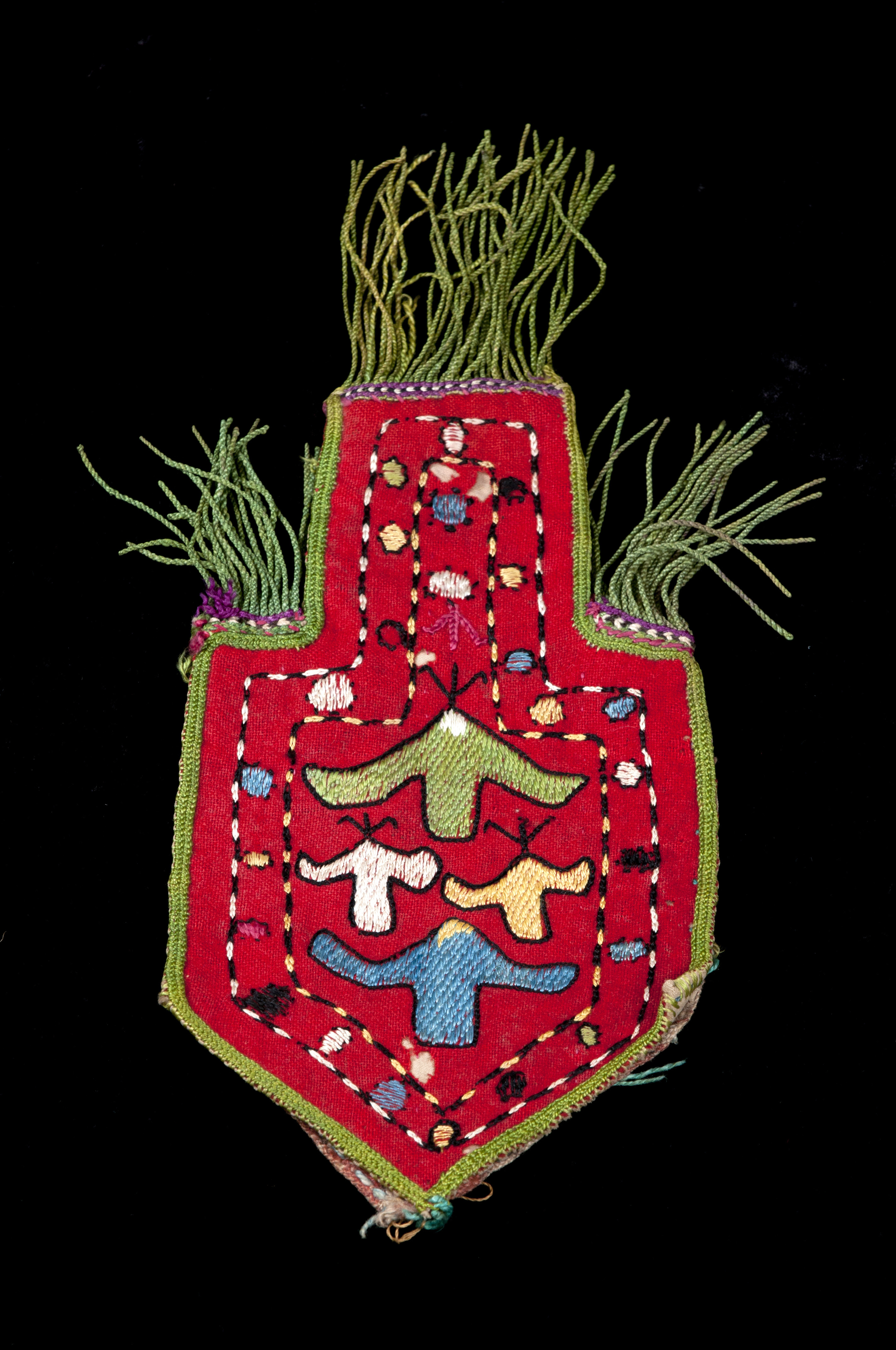 An unusual Lakai bag or cover, perhaps for a rice scoop. 