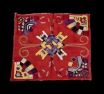 A late 19th early 20th century Lakai tea bag cover. 