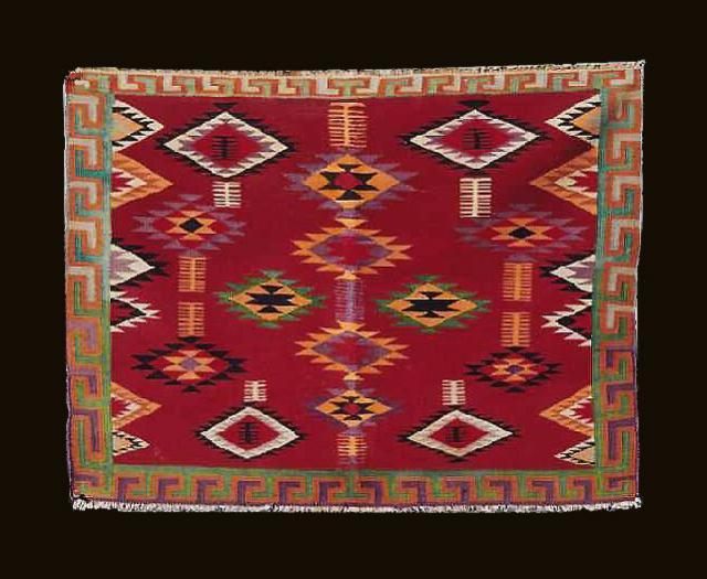 Antique Navajo Saddle Blanket